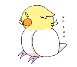 shiro parakeet sticker #5265185