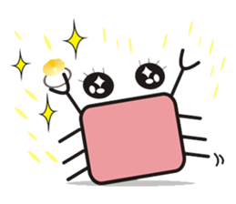 crab's name is YUJI KUBOTA. 2 sticker #5266258