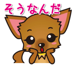 Cute Chihuahuas Aizuchi Stickers sticker #5266370
