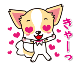 Cute Chihuahuas Aizuchi Stickers sticker #5266374