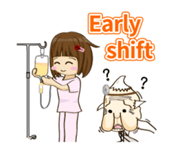 Daily life of the nurse(Eng ver.) sticker #5266396