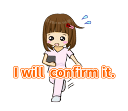 Daily life of the nurse(Eng ver.) sticker #5266402