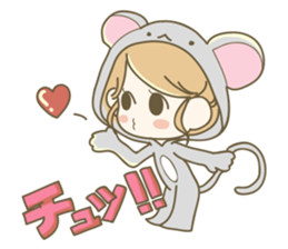 AnimalsCostumeGirl sticker #5266528