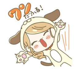 AnimalsCostumeGirl sticker #5266531