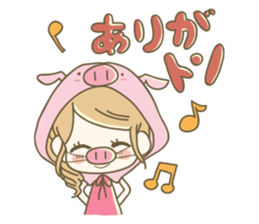 AnimalsCostumeGirl sticker #5266532