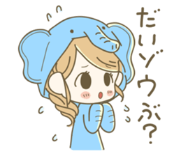 AnimalsCostumeGirl sticker #5266541