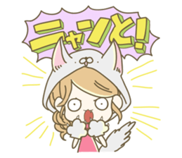AnimalsCostumeGirl sticker #5266552