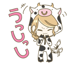 AnimalsCostumeGirl sticker #5266553