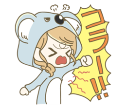 AnimalsCostumeGirl sticker #5266555