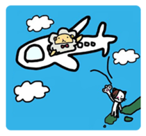 A sheep and cat the third version sticker #5266703