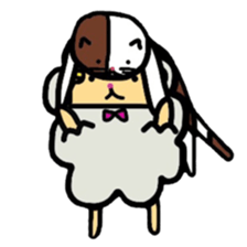 A sheep and cat the third version sticker #5266715