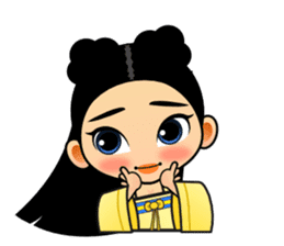 Cute Chinese female emperor sticker #5268361