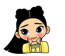 Cute Chinese female emperor sticker #5268361