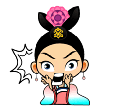 Cute Chinese female emperor sticker #5268362