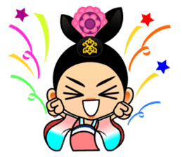 Cute Chinese female emperor sticker #5268368