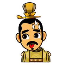 Cute Chinese female emperor sticker #5268374