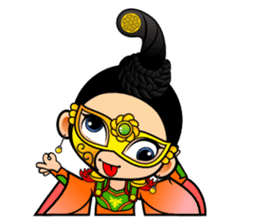 Cute Chinese female emperor sticker #5268386