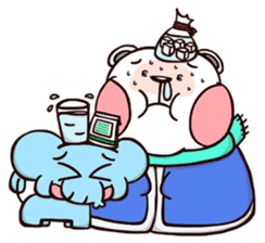 Plastic Bear On977 Daily Life sticker #5268734