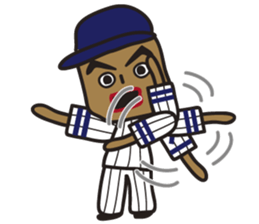 baseball player sticker #5268802