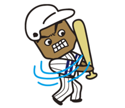 baseball player sticker #5268805