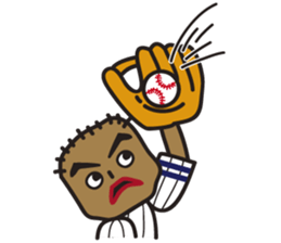 baseball player sticker #5268810