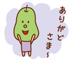 fruit stickers of touhoku dialect sticker #5269277