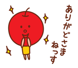 fruit stickers of touhoku dialect sticker #5269280