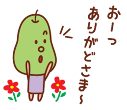 fruit stickers of touhoku dialect sticker #5269281