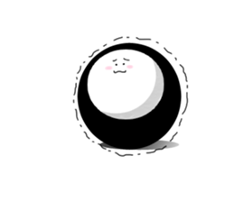 kuroshirokun sticker #5270729