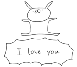 USAGI TEIKOKU with LOVE sticker #5271423