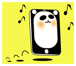 panda smartphone sticker #5271679