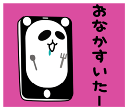 panda smartphone sticker #5271685