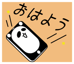 panda smartphone sticker #5271693