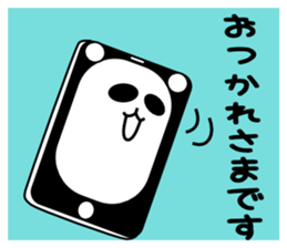 panda smartphone sticker #5271695