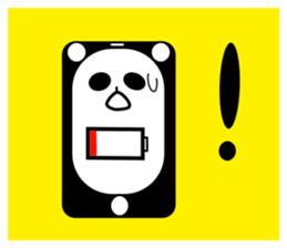 panda smartphone sticker #5271715