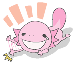 Axolotl and friends Sticker 3 sticker #5271802