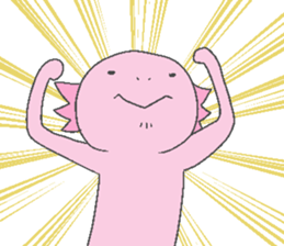 Axolotl and friends Sticker 3 sticker #5271810