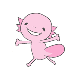 Axolotl and friends Sticker 3 sticker #5271813