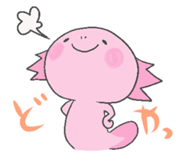 Axolotl and friends Sticker 3 sticker #5271821