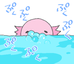 Axolotl and friends Sticker 3 sticker #5271823