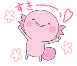 Axolotl and friends Sticker 3 sticker #5271831