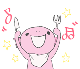 Axolotl and friends Sticker 3 sticker #5271832