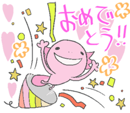 Axolotl and friends Sticker 3 sticker #5271834