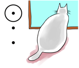 Long Body Cat sticker #5271854