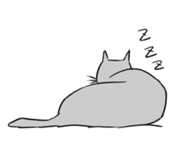 Long Body Cat sticker #5271874