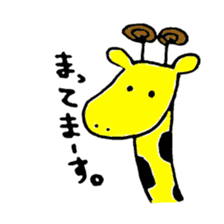 Animal tachi sticker #5272046