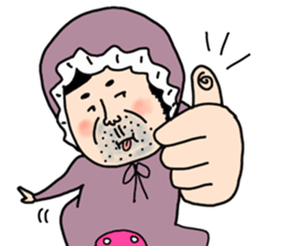 Bab Bab A middle aged male sticker #5272240