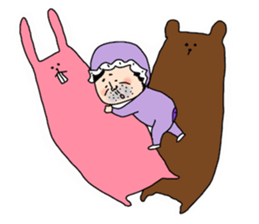 Bab Bab A middle aged male sticker #5272255