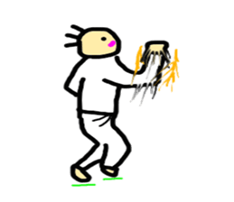 The great punch and kick. sticker #5272965