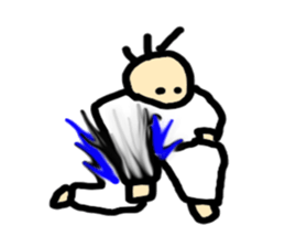 The great punch and kick. sticker #5272970